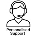 Customer support assistance through chat email and direct help